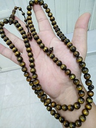 tasbih akar Bahar emas 100% asli original saiz 9mm 99biji