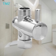 TMZ14968 3 Way Shower Head Diverter Valve, G1/2 T-adapter 3 Way Switch Faucet Valve, Shower Faucet C