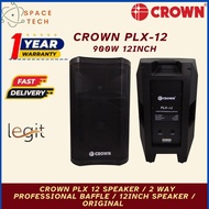 Crown PLX 12 Speaker / 2 Way Professional Baffle / 12inch Speaker / Original Crown Speaker