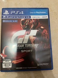 Playstation 4 Gran Turismo GT sport 遊戲光碟