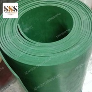 packing Karet hijau 3mm x 1,5meter x 1,5meter / packing lembaran NA