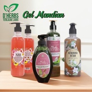 Dherbs Gel Mandian Aura Tujuh Bunga (New Packaging) GEL MANDIAN MADU BIDARA | GEL MANDIAN KEMUNING H