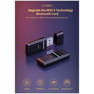 【JJL】- -943AX WiFi 6 Adapter 2.4G&5.8GHz 900Mbps WiFi and Bluetooth Card Free-Drive BT5.3 USB Networ