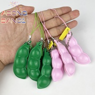 [abongbang1S] Deion Anti Stress Reliever Adult Fidgets Jewelry Gift Infinite Squeeze Pink Edamame Keychain Pop It Squishy Fidget Toys Nice