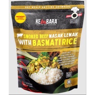 Smoked Beef Masak Lemak with Basmati Rice (Kembarameals)