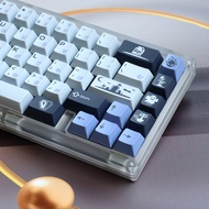 DGVEV DOMIKEY Zero-G Studio Midnight keycaps Cherry Profile For 61 68 84 87 104 Keys Cherry Mx Switc