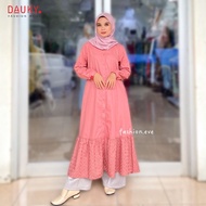 DAUKY S TUNIC TEXTURED L TUNIC TEXTURE M DRESS TEXTURED BAJU ATASAN WANITA TERBARU SEMI BRUKAT TUNIK