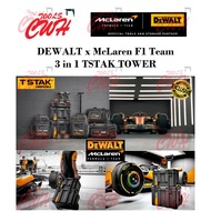 DEWALT X MCLAREN F1 TEAM LIMITED EDITION 3IN1 TSTAK STORAGE TROLLEY TOOLBOX TOOL BOX TOWER ORGANIZER
