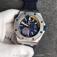 AP_ audemars_ Royal Oak Offshore international series 15710 st blue plate diving watches automatic movement 3120 men watch 42 mm