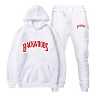 Winter Hoodie Sets Men Fashion Fleece Red Hoodies Black Brand Pants Casual Jogger Suit Tracksuit Swe