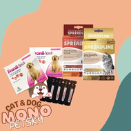 Lẻ 1 ống Nhỏ gáy Fronil Spot và Spreadline trị ve rận bọ chét cho thú cưng