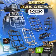 Rak Depan Fazzio Front Rack Fazzio silver black Chrome