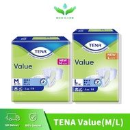 [✅SG Ready Stock] TENA Value Plus Tape Adult Diapers Size M &amp; L