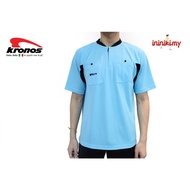 Kronos Referee Shirt Polo Shirt Uniform 2023 Jersey- Official New Bola Sepak Kelabu Training Jersey Custom Men Football Soccer Uniform Professional Kronos Official Referee