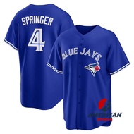Men's MLB Toronto Blue Jays  George Springer Blue Baseball Jersey
