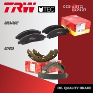 [TRW Premium] ผ้าดิสเบรคหน้า ผ้าเบรคหน้า ก้ามเบรคหลัง Isuzu DMAX D-Max 2WD4WDHiLanderHi-Lander ปี 20