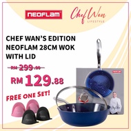 Chef Wan's Edition Neoflam 28cm Aluminium Wok with Lid