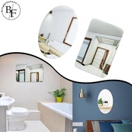 3D Mirror Stickers Flexible Self-adhesive DIY Art Mirrors Acrylic Wall Decorations for Door Wardrobe Bathroom Home