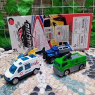 MAINAN SET DIECAST AMBULANCE SCALE 1:87 - MINIATUR SET MOBIL AMBULANCE