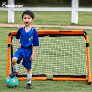 [Football] Football Goal- "Iron Pipe" Portable Flat Fold Football Goal Indoor Outdoor Children's Sma