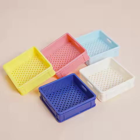 Mini Small Basketvegetable Basket Props Dollhouse Supermarket Scene Food Play Miniatures Simulation 