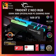 G.SKILL TRIDENT Z NEO "AMD" RGB 16GB (2x8GB) DDR4-3600MHz MEMORY RAM (F4-3600C18D-16GTZN) FOR AMD RY