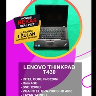 laptop lenovo thinkpad core i5 ssd 128gb