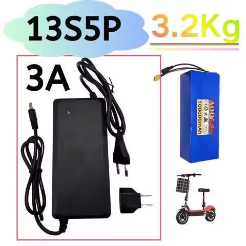 100% new 13S5P Battery 48V 100Ah 18650 Lithium rechargeable Battery Pack Built-in Intelligent BMS Fo