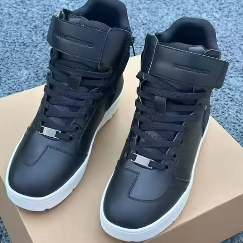 Luxury Brand for BMW Motorrad Leather Sneakers Seoul GTX Motorcycle Boots Men's Thick-Soled Non-Slip