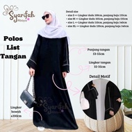 Promo ABAYA LIST PUTIH ABAYA SYARI ABAYA HITAM ABAYA KEKINIAN