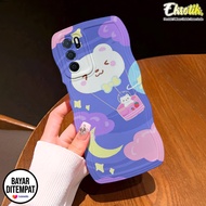 Case Oppo A16 / Oppo A54S Gelombang - Eksotik - Casing Oppo A16 / Oppo A54S - Silikon Oppo A16 / Oppo A54S - Motif Aesthetic Lucu - Cassing - Aksesoris Hp - Kesing Oppo A3S - Cover Hp - Mika Hp - Softcase Oppo A16 / Oppo A54S Terbaru