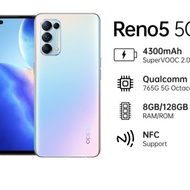 OPPO Reno 5 5G + NFC [8/128GB] Smartphone Garansi resmi