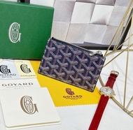 全新 GOYARD Wallet BourBon Blue 零錢包 卡包