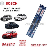 Bosch Advantage BA2217 Wiper Blade 22" & 17" For Proton Saga BLM/FL/FLX/VVT/CVT