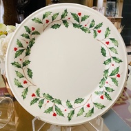 Lenox Holiday White Christmas Bowl Plate Beautiful Luxury Christmas - Plate 11inc
