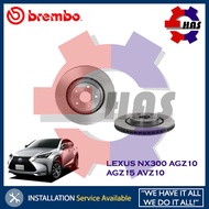 LEXUS NX300 AGZ10 AGZ15 AVZ10 BREMBO DISC ROTOR [1 PAIR (LH+RH)]