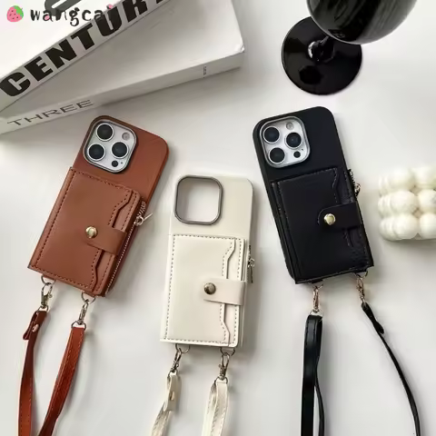 Luxury Wallet Phone Case With Lanyard For iTEL A50C A06 A90 A80 A70 A60s A05s A04 P65 P55 P40 Plus R