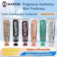 Marvis Toothpaste 85ml Fluoride Brightening Freshens Breath Made Oral Care for Universal Use with Fl
