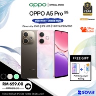 [ CNY SALE ] A5 Pro 5G Smartphone (8GB+256GB) – 6.67" Display | 50MP AI Camera | 5800mAh Battery