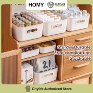 Citylife Desktop Storage Box Household Storage Box With Closing Lid 2.7L to 20.5L