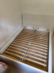 IKEA MALM bed frame in white