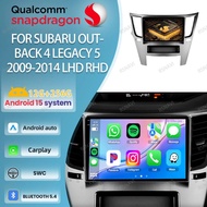 Android 15 Car Radio For Subaru Outback 4 Legacy 5 2009-2013 2014 LHD RHD QLED DSP 8 Core Systems Au