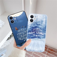 Phone Case for OPPO RENO 2 3 4 5 6 7 Pro 4F 5F F19 F17 F15 F11 F9 F9Pro F17Pro F9Pro F7 F5 Youth A1K Find X3 Merry Christmas and Happy New Year Pattern Soft Matte Casing DC