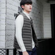 UNIQLO เสื้อกั๊กญี่ปุ่นขนาดเล็กสำหรับครอบครัวเสื้อขนเป็ดหลวมเสื้อกั๊กแขนกุดเสื้อกั๊ก Ins เสื้อกั๊กภา