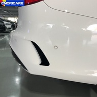 Car Styling Rear Bumper Spoiler Both Side Canard Decoration Cover Trim For Mercedes Benz C Class Est