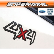 Ford Ranger 4x4 sticker, 4x4 Ford Ranger sticker