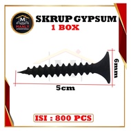 KAYU Harden GYPSUM screws wooden plywood screws 6 x 2 (5 cm) contains 800 pcs