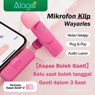 Wireless Lavalier Microphone K9pro Mobile Phone and Video Blog Portable Noise Cancelling Mini Microp