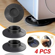 **包郵** [4件裝][黑色] 洗衣機防震墊 通用波輪滾筒洗衣機防滑墊 靜音防移動固定底座 [平行進口]