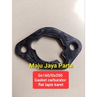 Gx160/Gx200 Carburetor Gasket Carburetor flat iron rubber coated for Gx160 Engine/Gx200